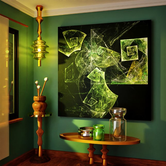 Balanza torcida Resumen Imprimir lienzo envuelto (Twisted Balance Abstract Art Wrapped Canvas Print)