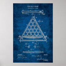 Balas Billiard Patente Art #3 Decoración De Habita