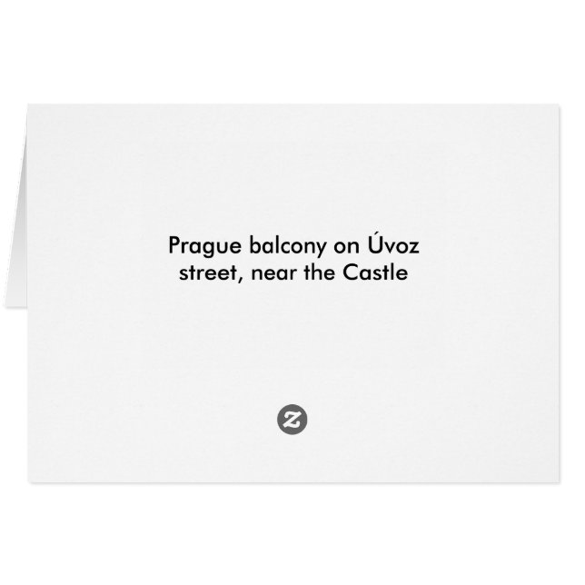 Balcón de Praga (Reverso Horizontal)