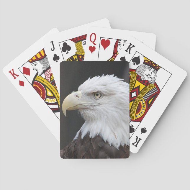 Bald Eagle Jugando Cartas América Estados Unidos (Reverso)