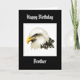 Bald Eagle - Tarjeta militar Orgullosa del Hermano