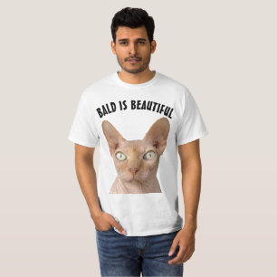 BALD es bellas camisetas de gato sin pelo SPHYNX