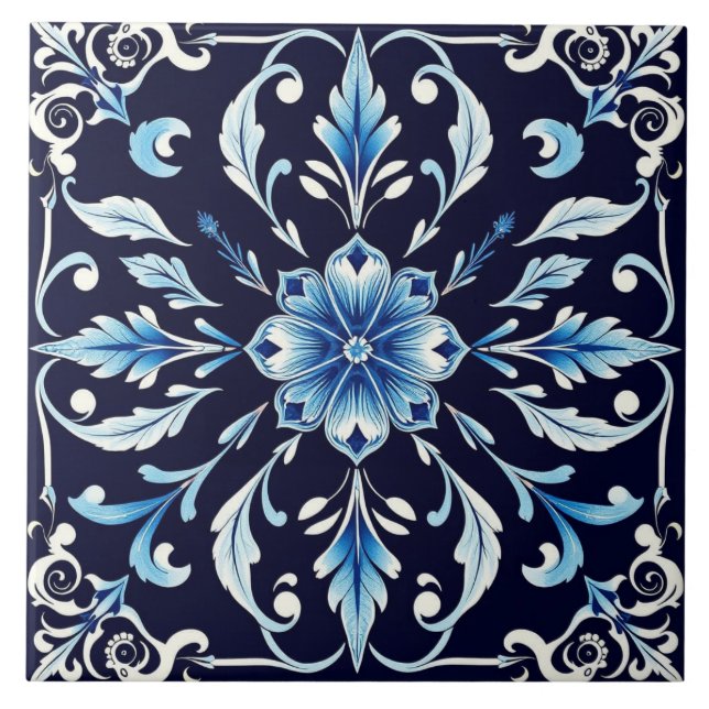 baldosa armonía azul (Frente)