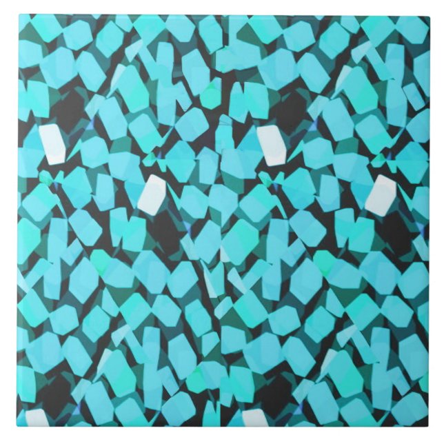 Baldosa azul grande Avalanche (Frente)