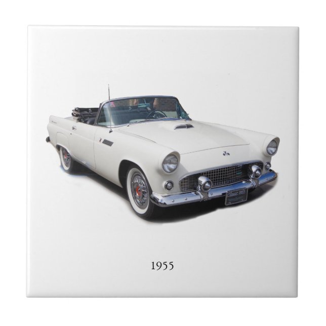 Baldosa blanca convertible de 1955 (Frente)