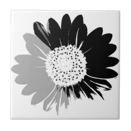 Baldosa BW de girasol