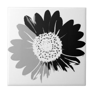 Baldosa BW de girasol