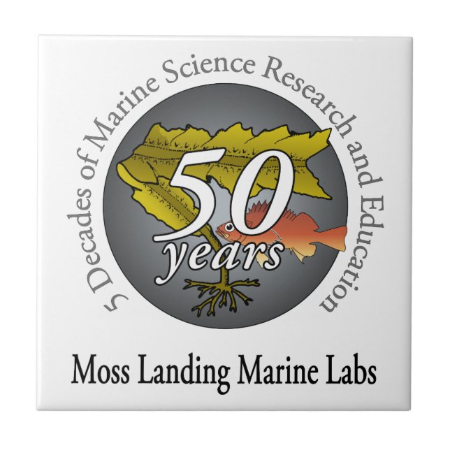 Baldosa cerámica (4,25" x 4,25"): Logotipo de (Frente)