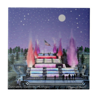 Baldosa cerámica - cascadas Jackson Michigan