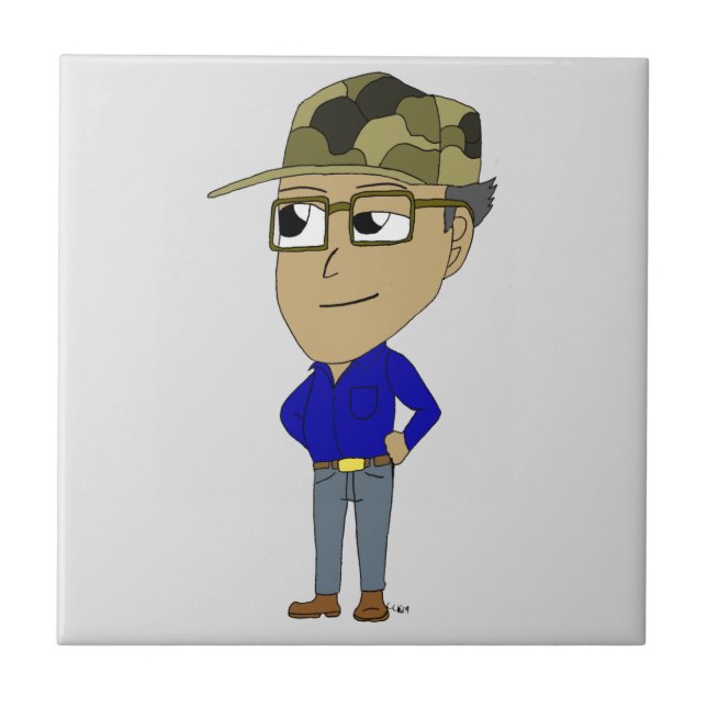 baldosa cerámica chibi (Frente)