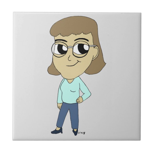 baldosa cerámica chibi (Frente)