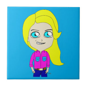 baldosa cerámica chibi