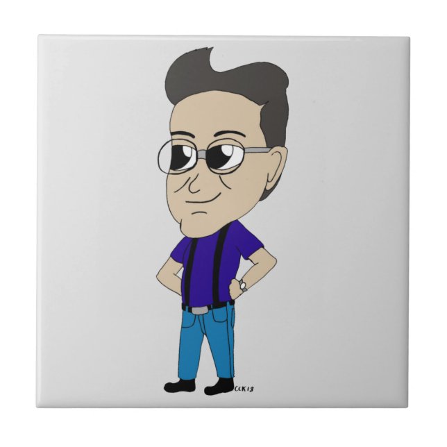 baldosa cerámica chibi (Frente)