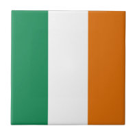Baldosa cerámica de bandera de Irlanda