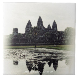 Baldosa cerámica de Camboya del templo de Angkor