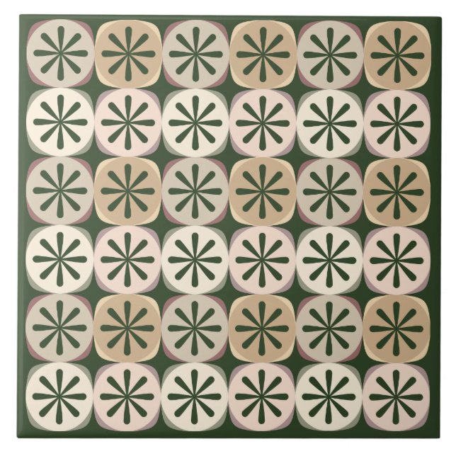 Baldosa cerámica de Green Slices (Frente)