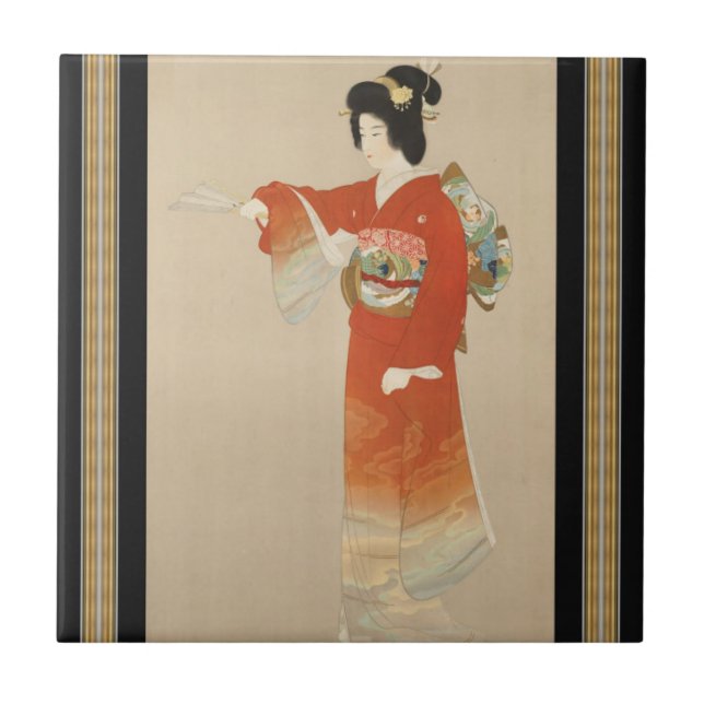 Baldosa cerámica de Japón (Frente)