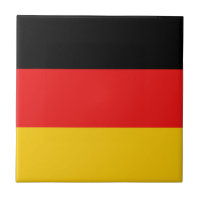 Baldosa cerámica de la bandera de Alemania