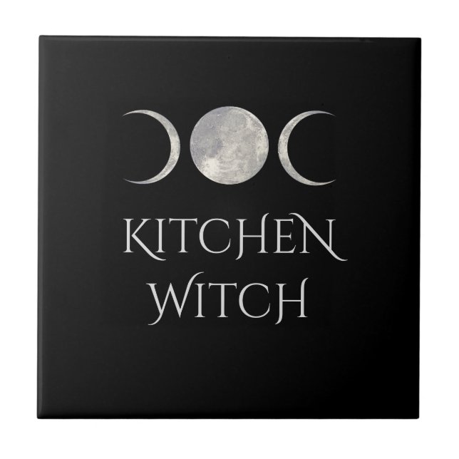 Baldosa cerámica de la luna triple (Frente)