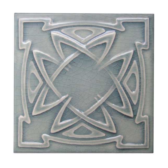 Baldosa cerámica de la reproducción del art déco (Frente)