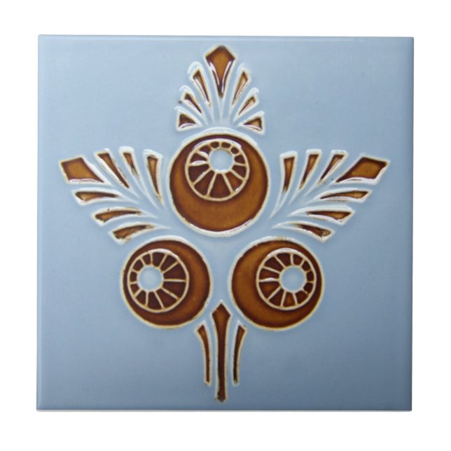 Baldosa cerámica de la reproducción del art déco (Frente)