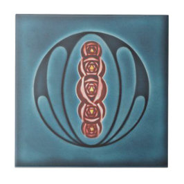 Baldosa cerámica de la reproducción del art déco