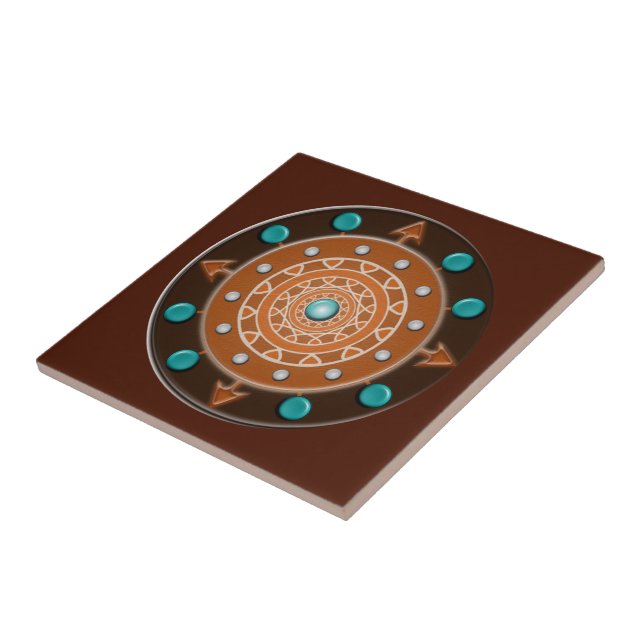 Baldosa cerámica de las direcciones (Lado)