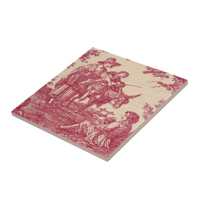 Baldosa cerámica de Toile del Victorian del (Lado)