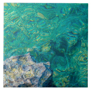 Baldosa cerámica del agua del océano de la