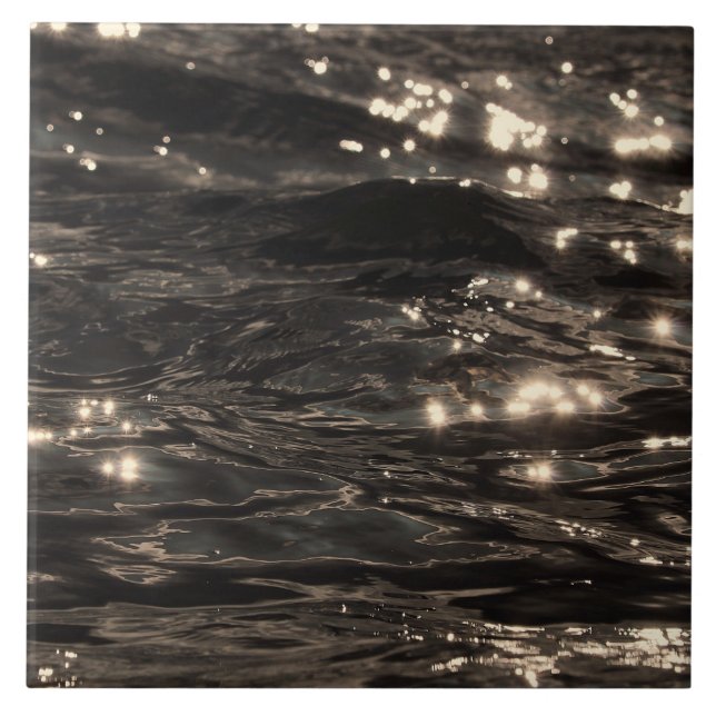 Baldosa cerámica del agua oscura (Frente)