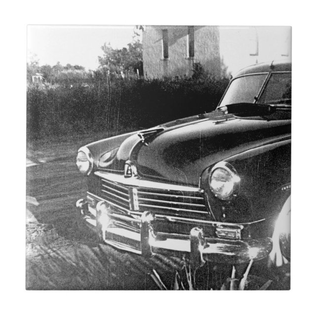 Baldosa cerámica del coche antiguo del Hudson (Frente)