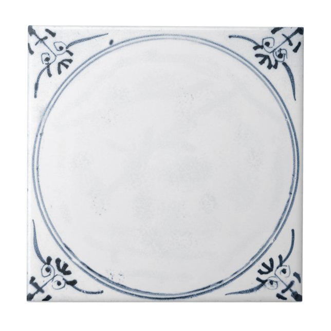 Baldosa cerámica del diseño bíblico de DBT18 Delft (Frente)