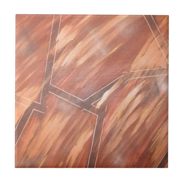 Baldosa cerámica del diseño quebrado (Frente)