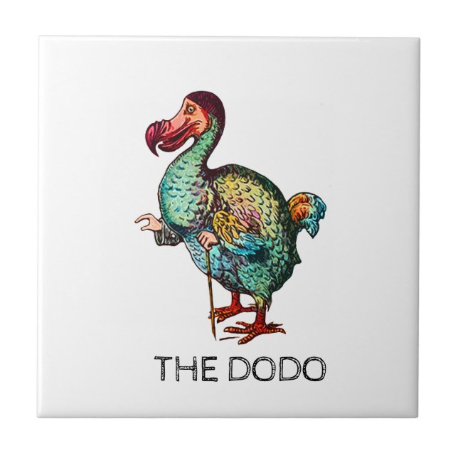 Baldosa cerámica del Dodo (Frente)