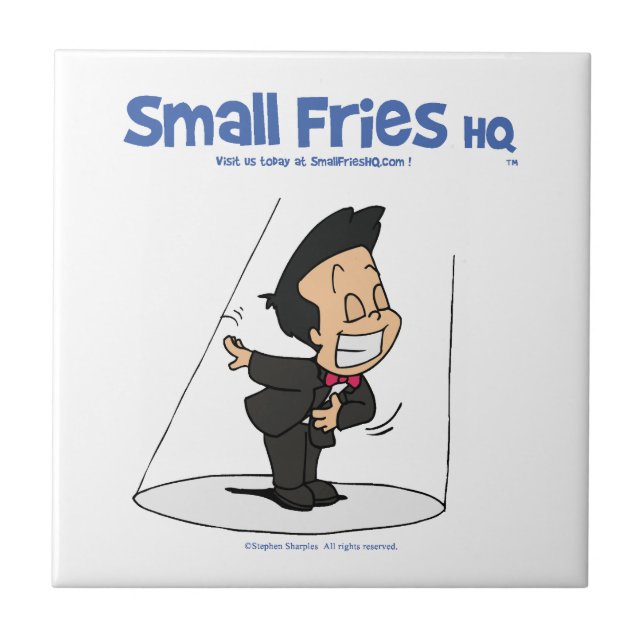 Baldosa cerámica del HQ Óscar de las personas poco (Frente)