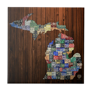 Baldosa cerámica del mapa de la placa de los