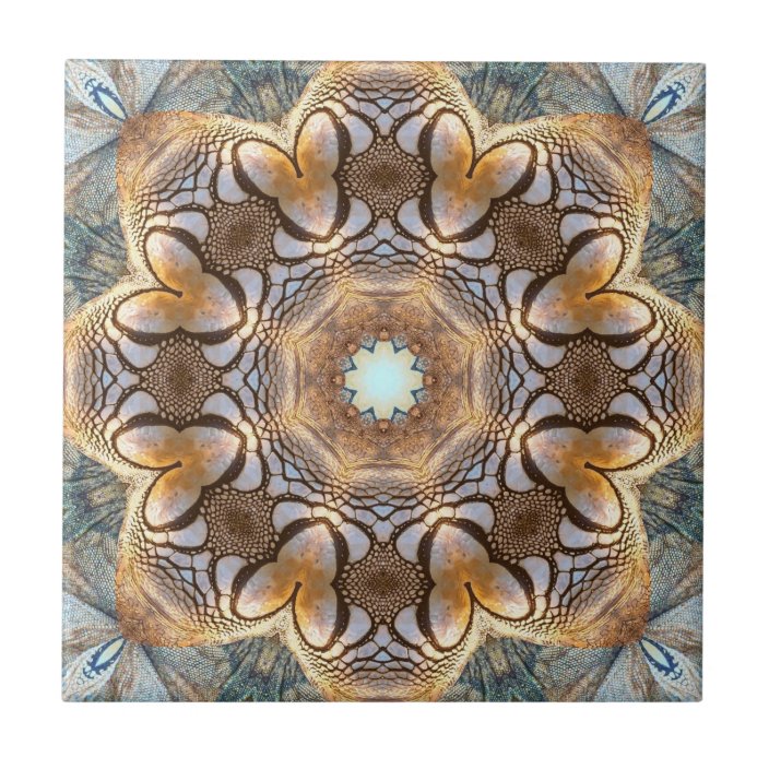 Baldosa cerámica del mosaico del modelo artístico | Zazzle.es