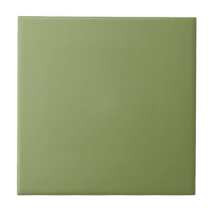 Baldosa cerámica del verde de musgo