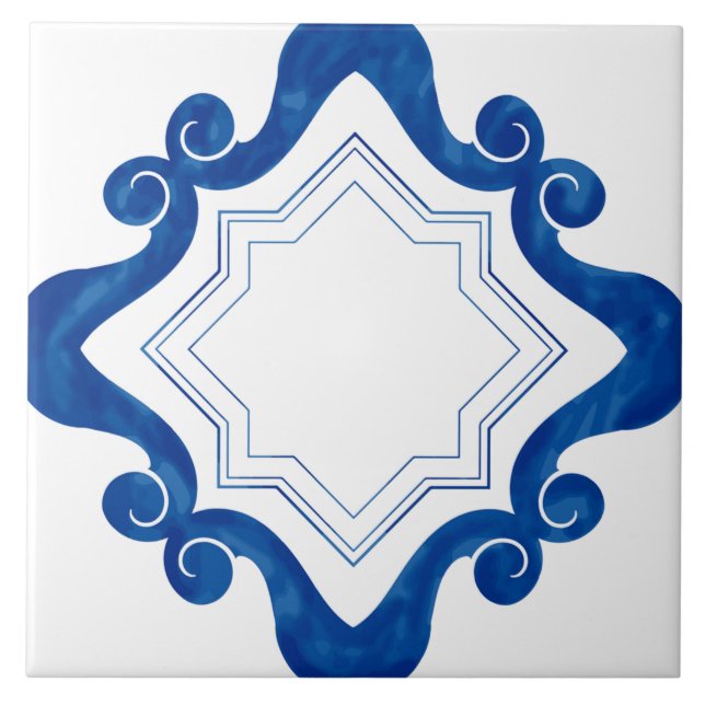 Baldosa cerámica Estrella 3 (Frente)