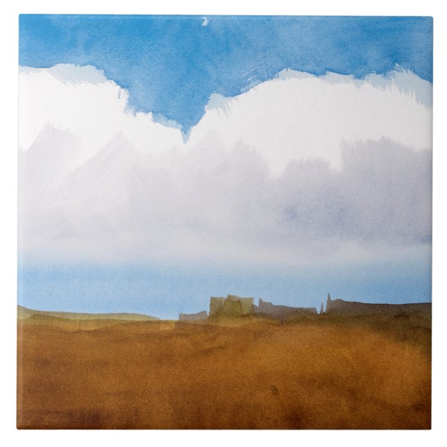 Baldosa cerámica "estudio de Marilyn Holmes de (Frente)