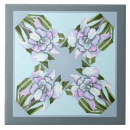 Baldosa cerámica floral de Smeraldo