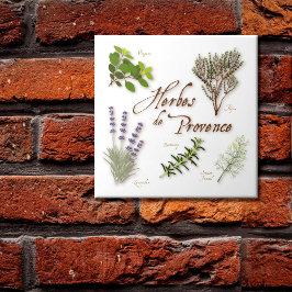 Baldosa Cerámica Herbes de Provence