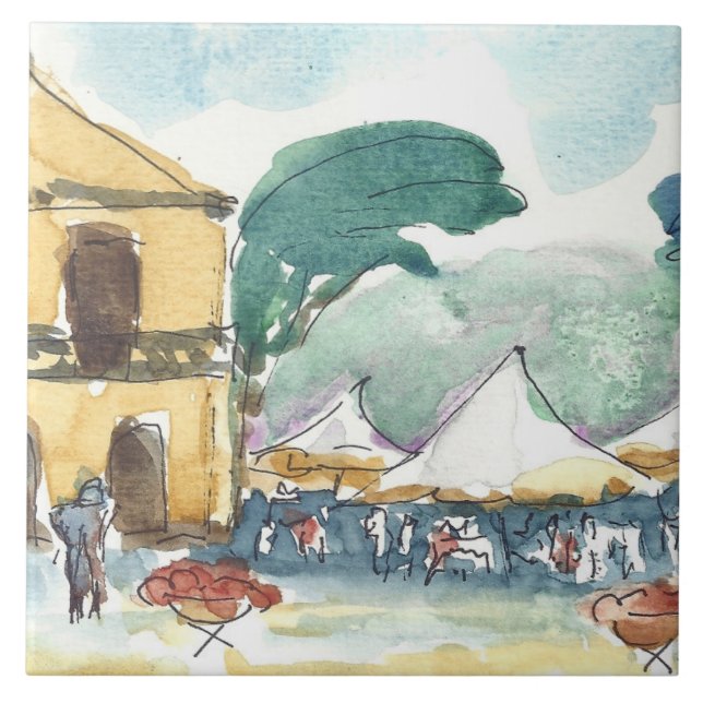 Baldosa cerámica "Ravello Italia " de Marilyn (Frente)