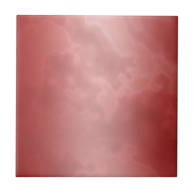 Baldosa cerámica roja veteada (Frente)