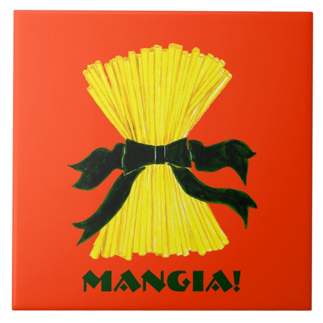 Baldosa cerámica Trivet de Mangia Italiana (Frente)