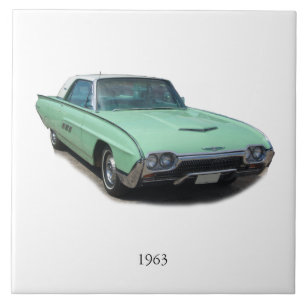 baldosa de automóvil clásico de 1963