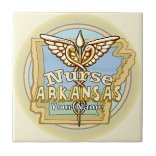 baldosa de Caduceo de enfermera de Arkansas