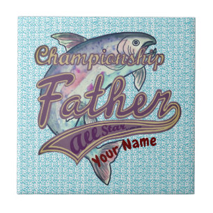 Baldosa de Champions Fishing Dad