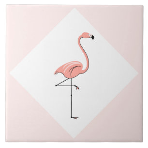 Baldosa de Diamante Rosa Flamingo