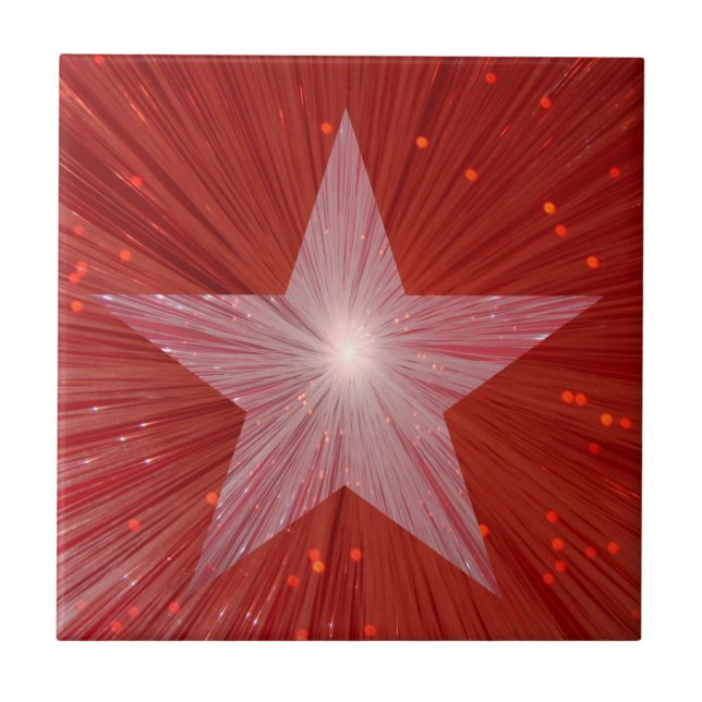 Baldosa de Estrella Roja (Frente)